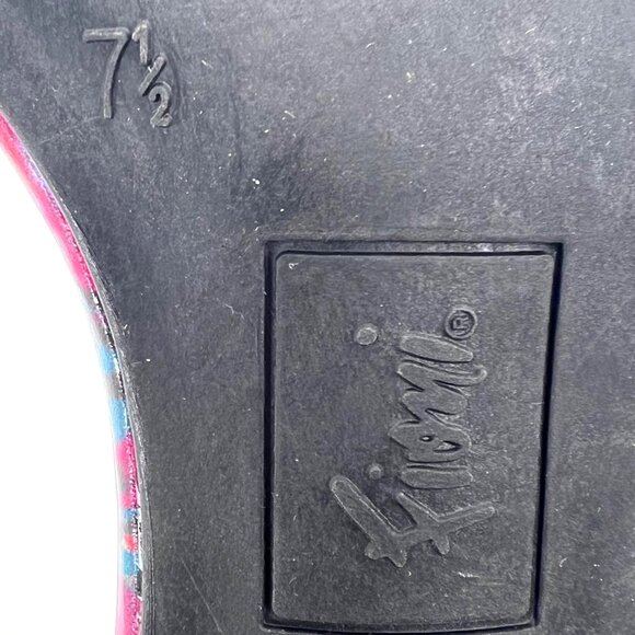 Fioni Floral Open-Toe Heels Womens Shoes Size 7.5 Pink & Blue Ankle Strap NEW - Picture 13 of 15